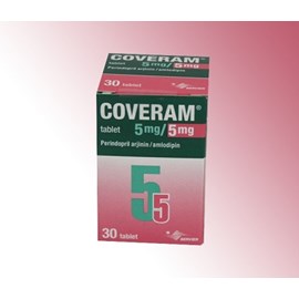 Coveram 5 mg + 10 mg 30 viên