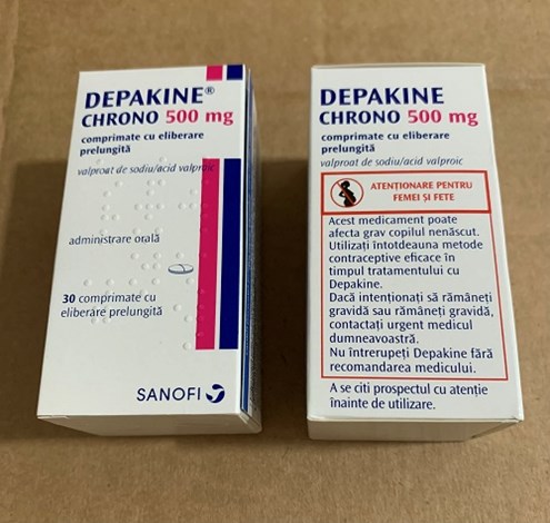 Depakin Chrono 500mg hộp 1 lọ 30 viên