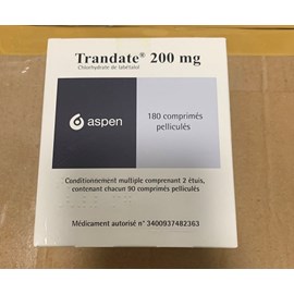 Trandate 200mg hộp 180 viên 