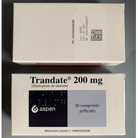 Trandate 200mg hộp 30 viên 