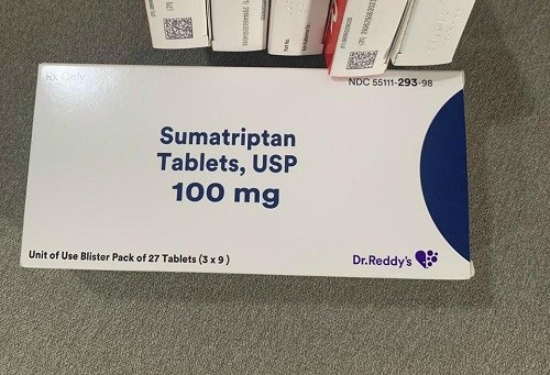 Sumatriptan 100mg hộp 27 viên