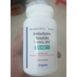 Amlodipine 5mg lọ 1000 viên 