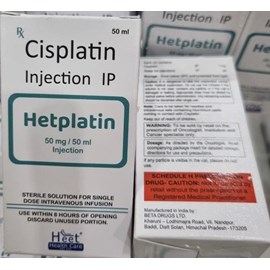 Hetplatin 50mg/50ml hộp 1 lọ 