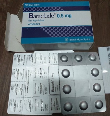 Baraclude 0.5mg 30 viên 