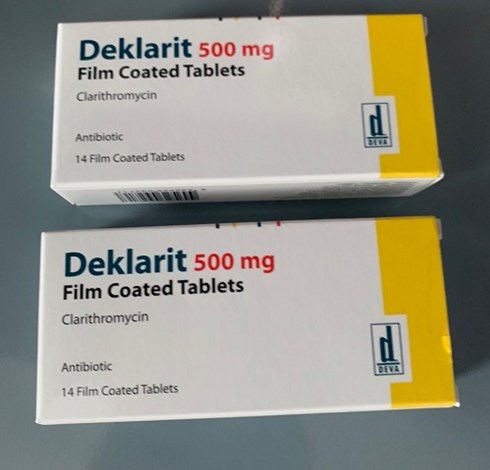 Deklarit 500mg hộp 14 viên