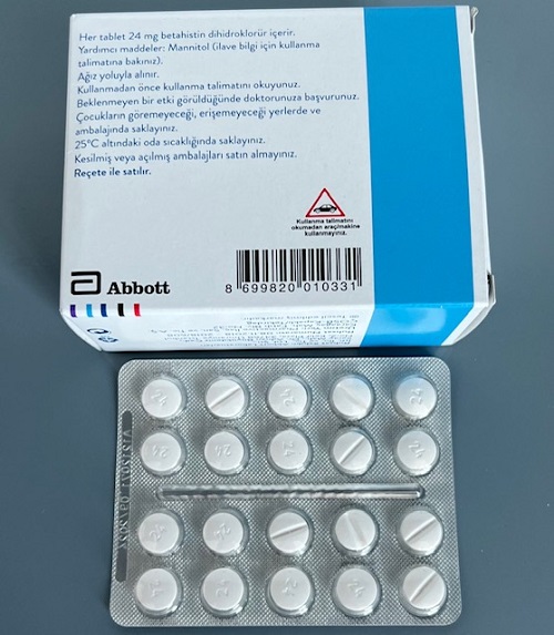  Betaserc 24mg hộp 100 viên