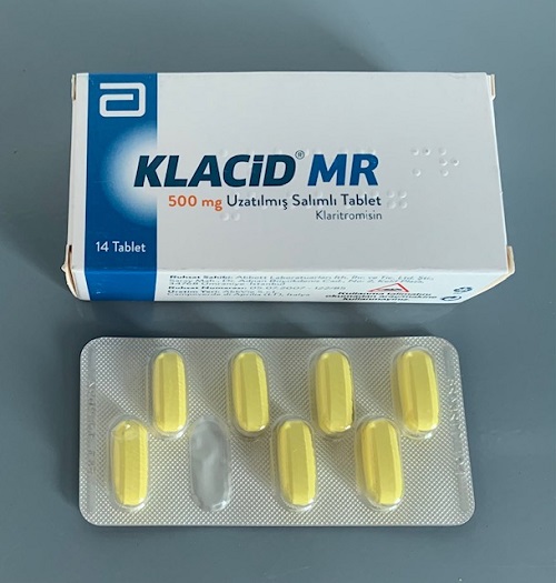 Klacid MR 500mg hộp 14 viên  