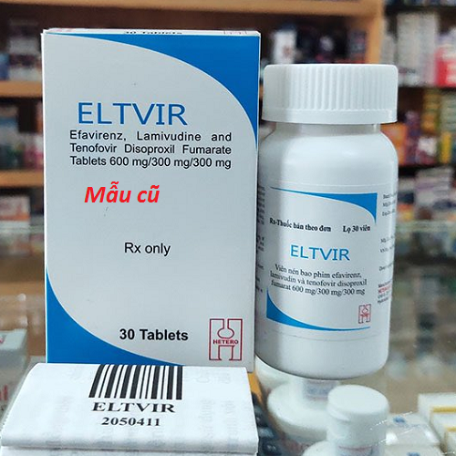 ELTVIR 600mg/300mg/300mg hộp 30 viên