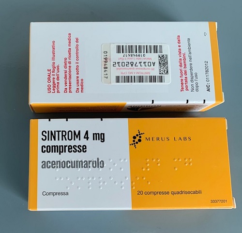 Sintrom 4mg hộp 20 viên 