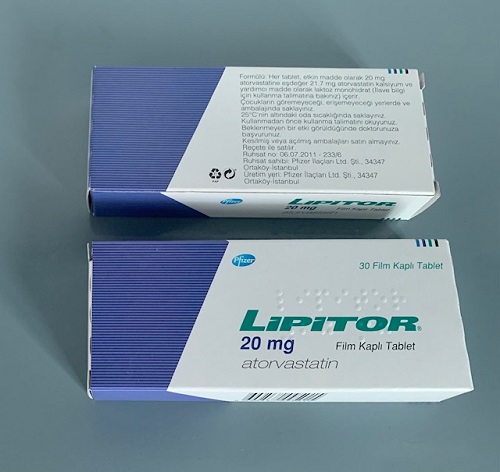 Lipitor 20mg hộp 30 viên