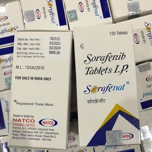 Sorafenat 200mg hộp 120 viên